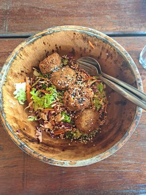 Falafel Salad at Benny's On The Beach in Koh Lipe