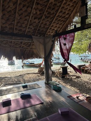Yoga✨  at Benny's On The Beach in Koh Lipe