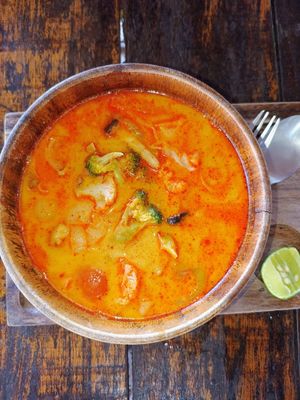 Tom yum at Benny's On The Beach in Koh Lipe