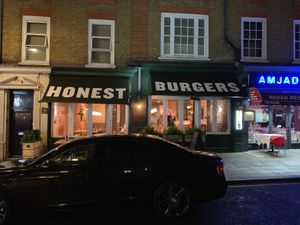 Exterior at Honest Burgers in London