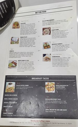  at Revolucion Coffee & Juice in San Antonio