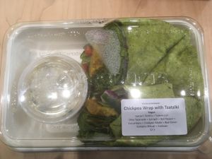 Tasty wrap at Revolucion Coffee & Juice in San Antonio