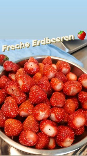 Frische Erdbeeren at KoBaMugasmus in Eberswalde