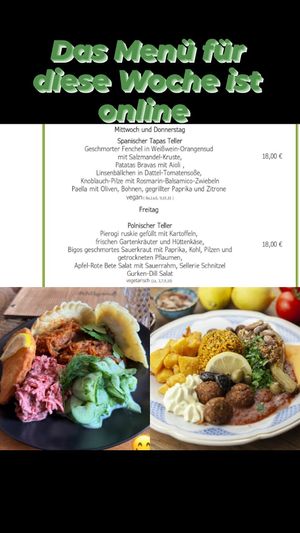 Menü at KoBaMugasmus in Eberswalde