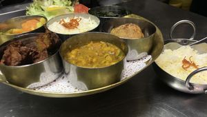 vegan rijsttafel at Indian Way in Nijmegen