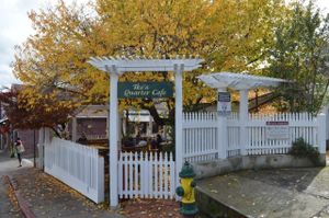 Storefront at Ike's Quarter Cafe in Nevada City