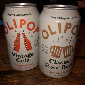 Olipop is amazing  at Bareburger in Plainview