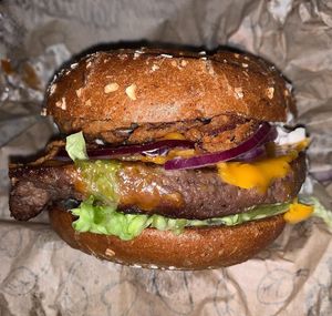 Original vegan  at Bareburger in Plainview