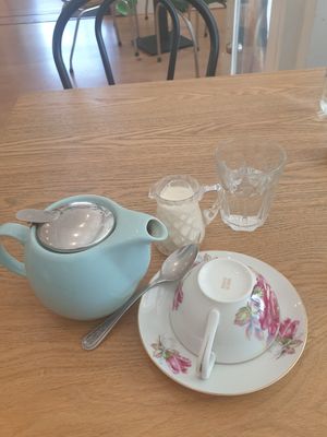 tea at Joy of Flora in Adelaide
