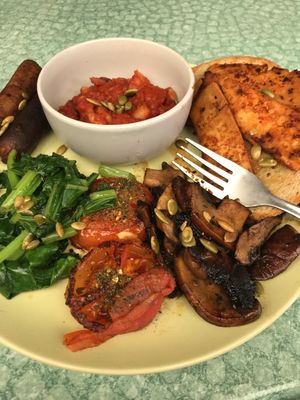 Big breakfast- from special board  at Joy of Flora in Adelaide