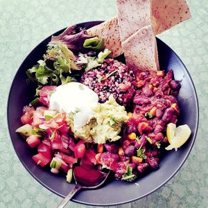Mexican buddha bowl  at Joy of Flora in Adelaide