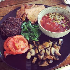 Big brekky (GF)  at Joy of Flora in Adelaide