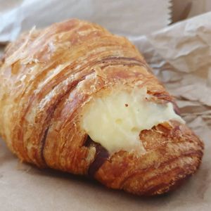 Custard croissant at Joy of Flora in Adelaide