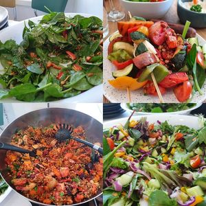 Salads!!! at Joy of Flora in Adelaide