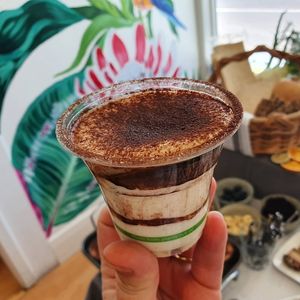 Dessert at Joy of Flora in Adelaide