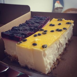 Cheesecake all vegan! at Joy of Flora in Adelaide