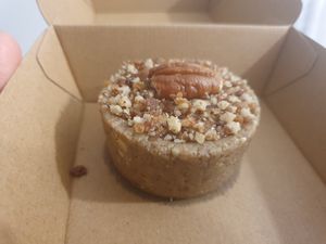 Raw pecan dessert at Joy of Flora in Adelaide