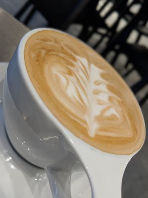 Soy latte at Venue in Fairbanks