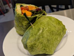 Garden wrap with sweet potato at Venue in Fairbanks