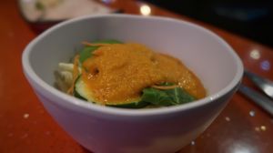 Ginger salad  at Wasabi Thai Sushi in Fort Pierce