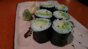 Avocado rolls  at Wasabi Thai Sushi in Fort Pierce