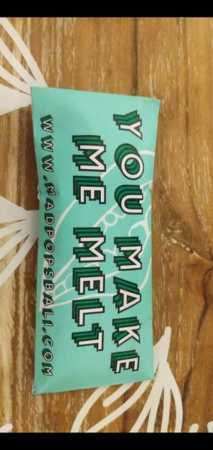 Vegan ice lolly at Roti Daal in Ubud