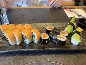 Combination sushi  at Japanika  in Afula