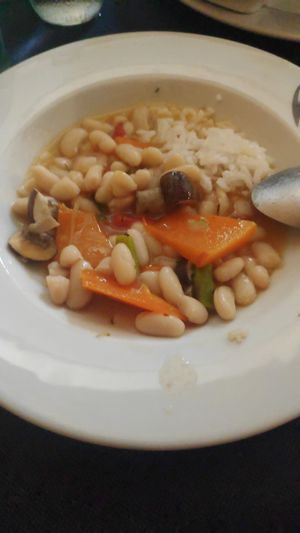 Feijoada de cogumelos e legumes at Tragos E Condutos in Evora
