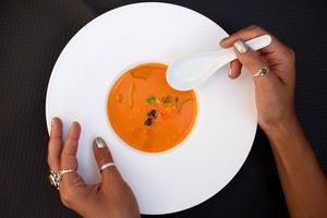 Salmorejo at Sondemar in Cadiz