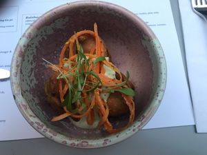 Samosas  at Redemption - Seven Dials in London