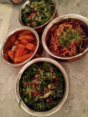 Salads at Redemption - Seven Dials in London