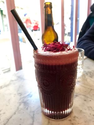 Delicious juice  at Redemption - Seven Dials in London