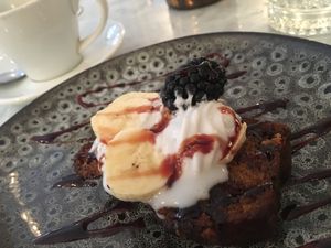 Banana bread at Redemption - Seven Dials in London