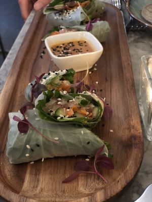 Vietnamese rolls  at Redemption - Seven Dials in London