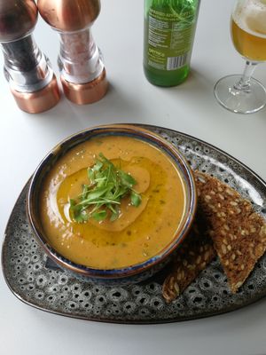 Soup of the day!! at Redemption - Seven Dials in London