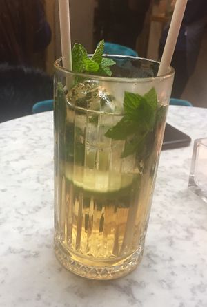 Very refreshing kombucha mockjito   at Redemption - Seven Dials in London