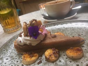Yummy banoffee pie! at Redemption - Seven Dials in London