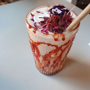 Tahini milkshake with maple at Redemption - Seven Dials in London
