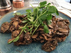 Adaptogenic Creamy Mushroom Toast at Redemption - Seven Dials in London