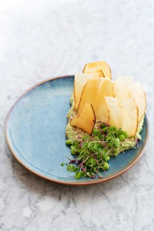 broad bean hummus  at Redemption - Seven Dials in London