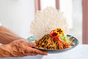 pulled jackfruit at Redemption - Seven Dials in London