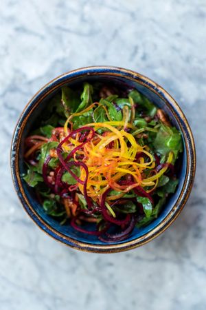 side salad at Redemption - Seven Dials in London