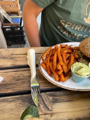 Sweet potato fries   at Mokel Bar in Muenster