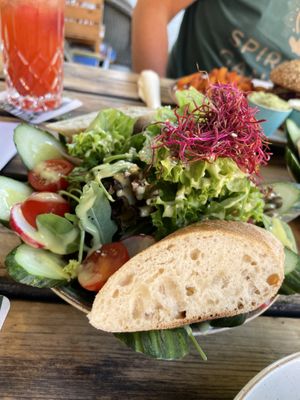 Side salad  at Mokel Bar in Muenster