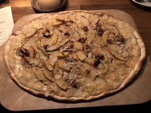 Süßer Flammkuchen  at Mokel Bar in Muenster