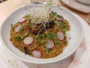 Dahl at Bhajan Cafe in Nice