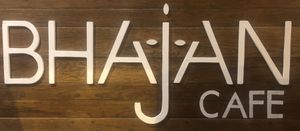 Nice logo  at Bhajan Cafe in Nice