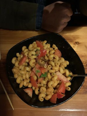 Vegan cheese chipotle pasta at McGlinn's Public House in Wenatchee