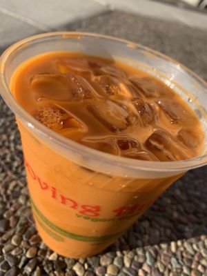 Thai tea at Loving Hut - Barber Lane - Maybe closed in Milpitas