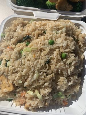 Basil Fried Rice at Loving Hut - Barber Lane - Maybe closed in Milpitas